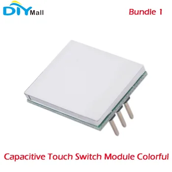 

RCmall Capacitive Touch Switch Module 2.7V-6V Module Anti-jamming Yellow Blue Green Red Colorful FZ2894