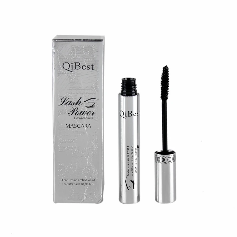 

New Mascara QiBest Fiber Lashes Mascara Cosmetics Mascara Black singe Mascara Set Makeup Lash Eyelash Waterproof