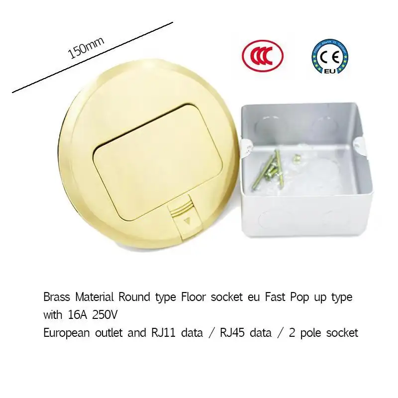 JOHO Pop Socket Brass Round Type Pop Round Residential/General-Purpose ...