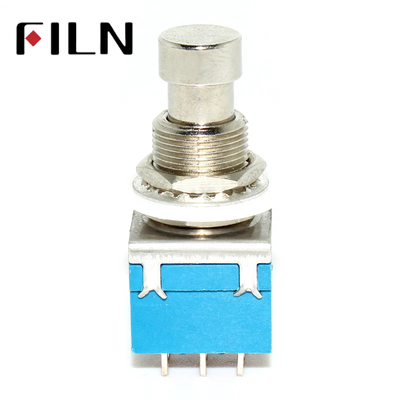 Good Quatlity 3PDT 9-PIN PCB Guitar Effects Stomp Switch Pedal Box Foot Switch (3)