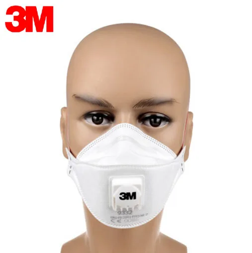 3 м 9332 безопасности Противопылевой респиратор Anti-PM2.5 Складная маска FFP3 утверждения прохладным потоком сварочные маски безопасности респиратор Маска H082404