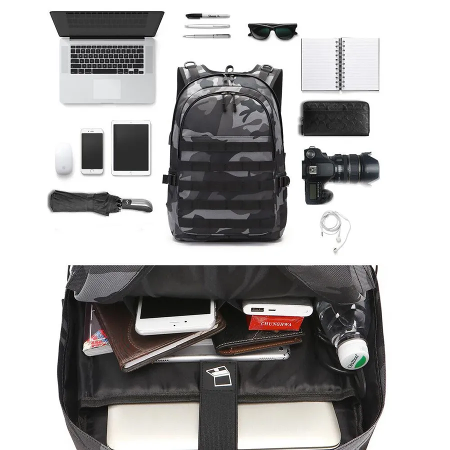  Game PUBG Bag Backpack Cosplay Playerunknown's Battlegrounds Level 3 Instructor Backpack Outdoor La