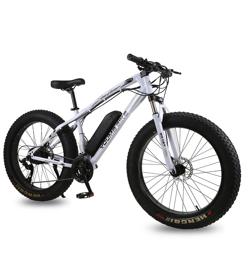 Excellent 27 speed Powerful 4.0 inch Fat Tire electric Mountain Bike 36V 10AH 300W eBike downhill Bicycle  free shipping 18