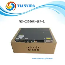 Коммутатор POE Gigabit WS-C3560X-48P-L 48 сетевые порты коммутатор 1000 Мбит/с
