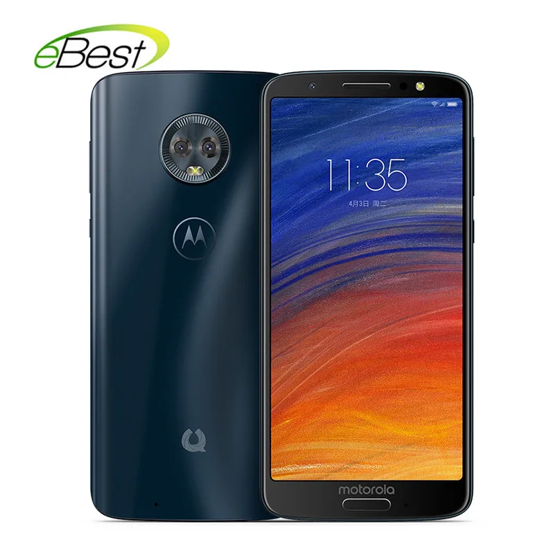 Motorola Green Pomelo 1S MOTO G6 смартфон 5,7 дюймов 18:9 полный экран мобильный телефон 4 Гб+ 64 Гб 3000 мАч сенсорный Android мобильный телефон