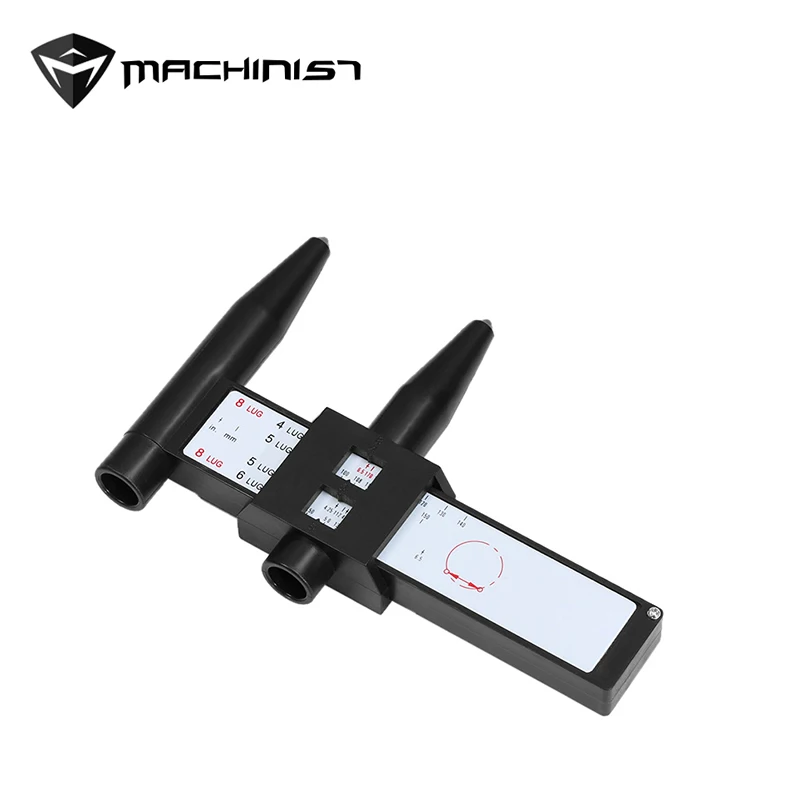 

1pc Wheel Bolt Measuring 4 5 6 8 Holes Lug Pattern Gauge Quick Screw Bolt Measurement Handheld Auto Car Tester Tool