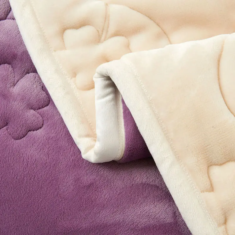 Домашний текстиль, композитное фланелевое одеяло, очень теплый мягкий стеганый двухслойный плед на диван-кровать, однослойное покрывало