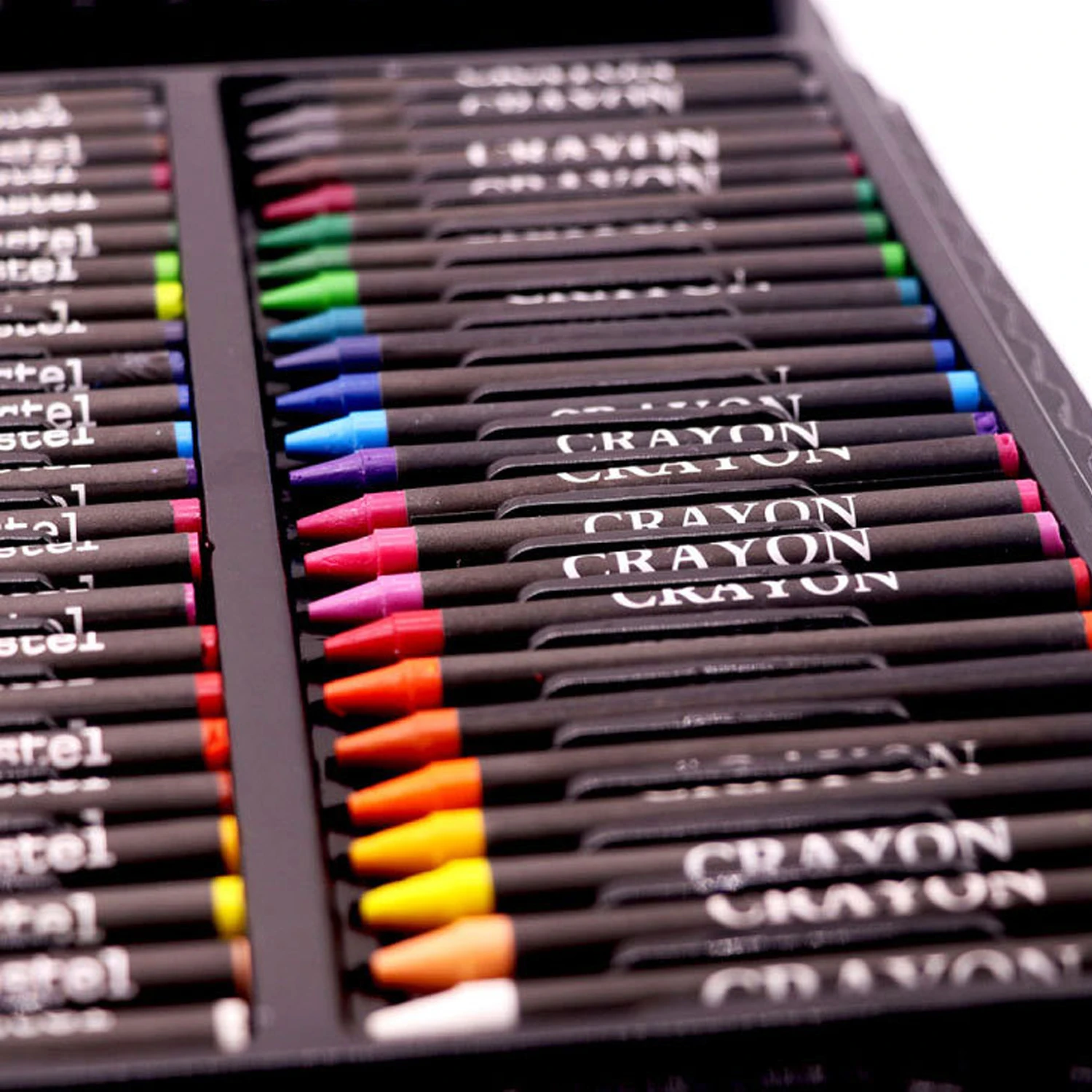 kit lápis colorido aquarelas para crianças estudante