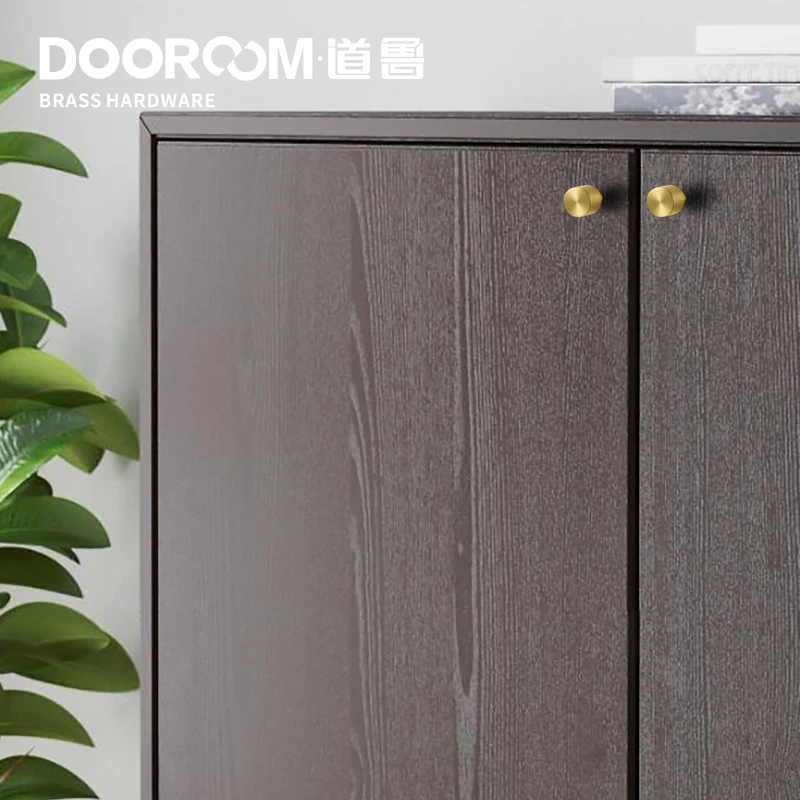 Ручки для мебели Dooroom из латуни скандинавский гардероб комод ящик шкафа обувная
