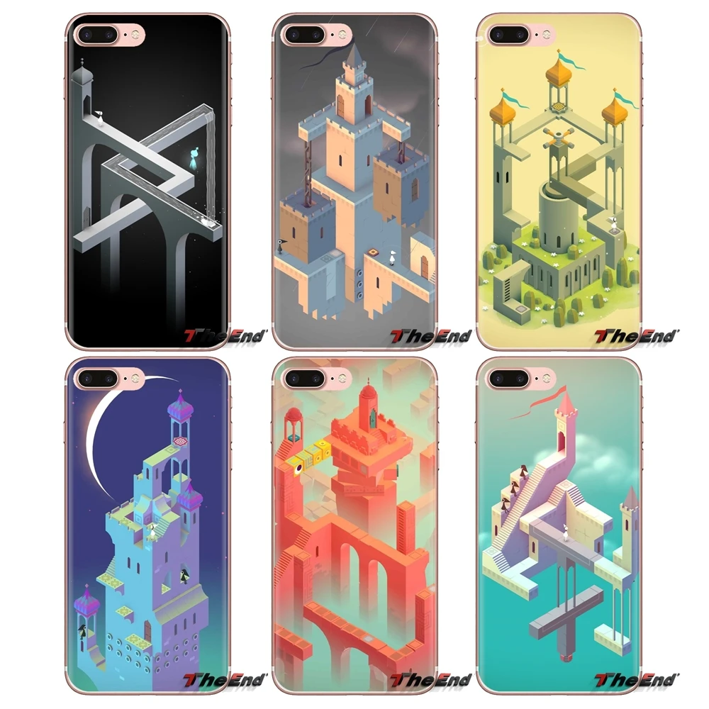Monument Valley игровые обои для Sony Xperia Z Z1 Z2 Z3 Z5 compact M2 M4 M5 C4 E3 T3 XA Huawei Mate 7 8 Y3II мягкие чехлы |