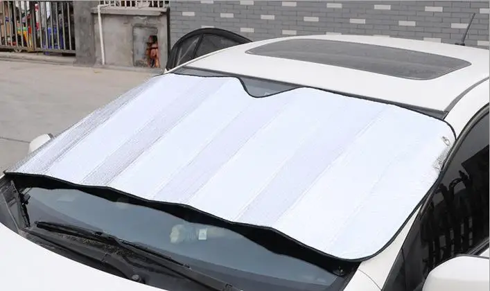 Автомобильный 130*60 см Односторонний Серебряный солнцезащитный блок из пенопласта солнцезащитный козырек для автомобиля солнцезащитный козырек высокое качество пенопластовая алюминиевая пленка