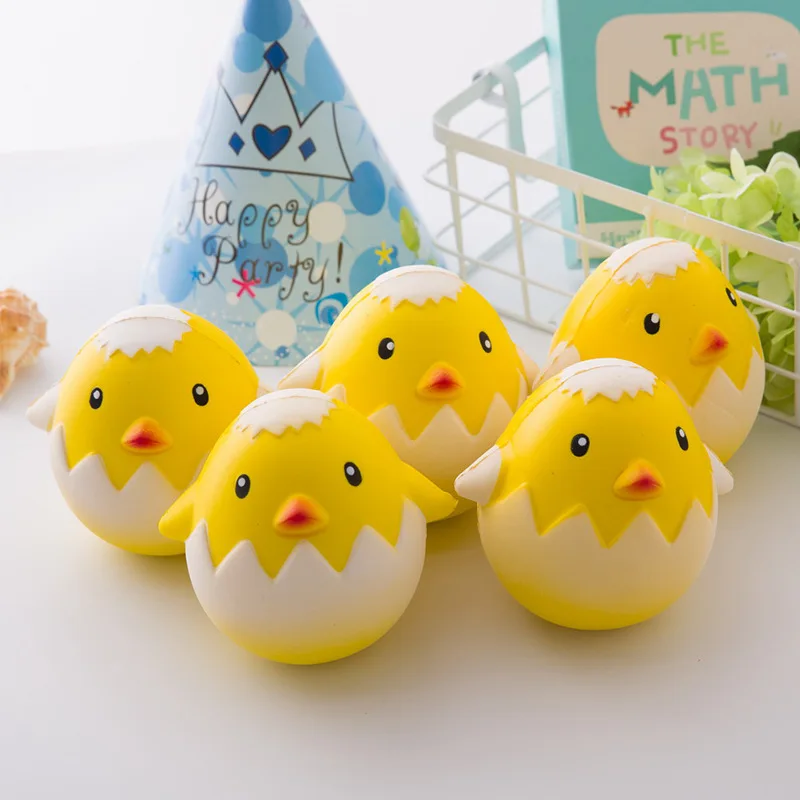 Cute Chicken Egg Squishy Jumbo Chick Shell Slow Rising Phone Strap Pendant Sweet Cream Scented ...