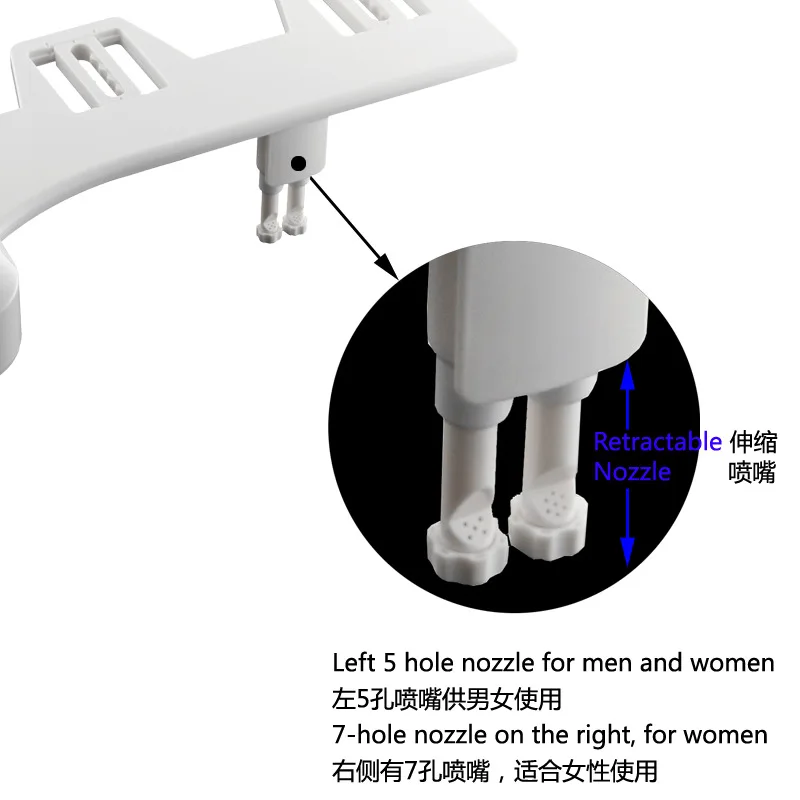 Задник биде крепление сиденье на унитаз или биде самоочищающаяся насадка-свежее водное Биде опрыскиватель Механическая холодная и