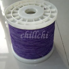 0,07x7 акции многожильный медный шелк натуральный шелковая наволочка продается на метраж Litz проволочная нить конверт фиолетовый белый