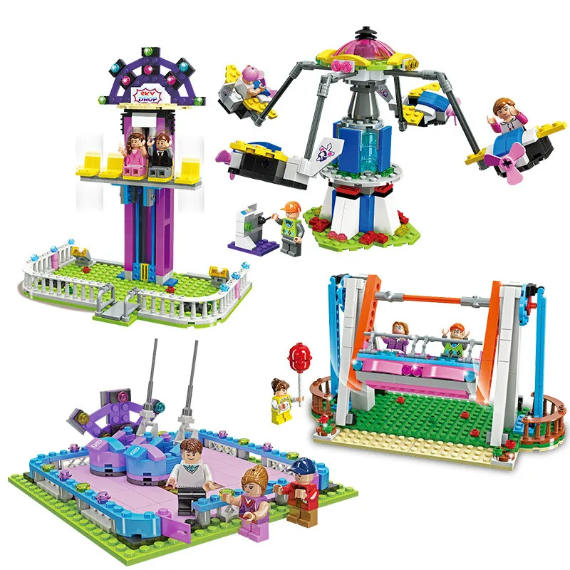 

Ferris Wheel Diy Turning Funny Blocks Play Set Toys Model Early Education Assembly Building Blocks