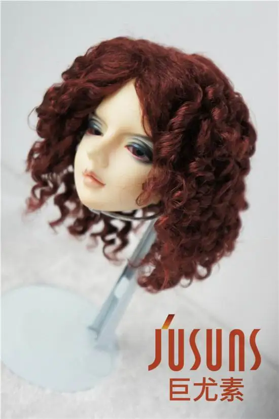 JD001 23-25 см Blyth куклы парики 9-10 дюймов синтетический мохер кукла волосы унисекс средней длины волна BJD парики