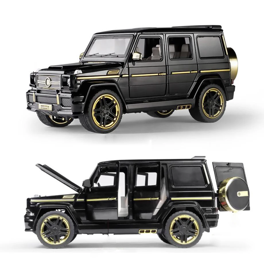 Лидер продаж литая модель автомобиля Benz brab suv в масштабе 1:24 металлическая G65 с