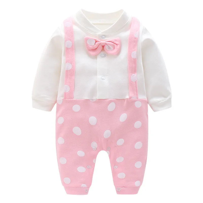 BibiCola/Детские комбинезоны весна-осень infant bebe для девочек длинные рукава комбинезон одежда Новорожденные пижамы для девочек одежда