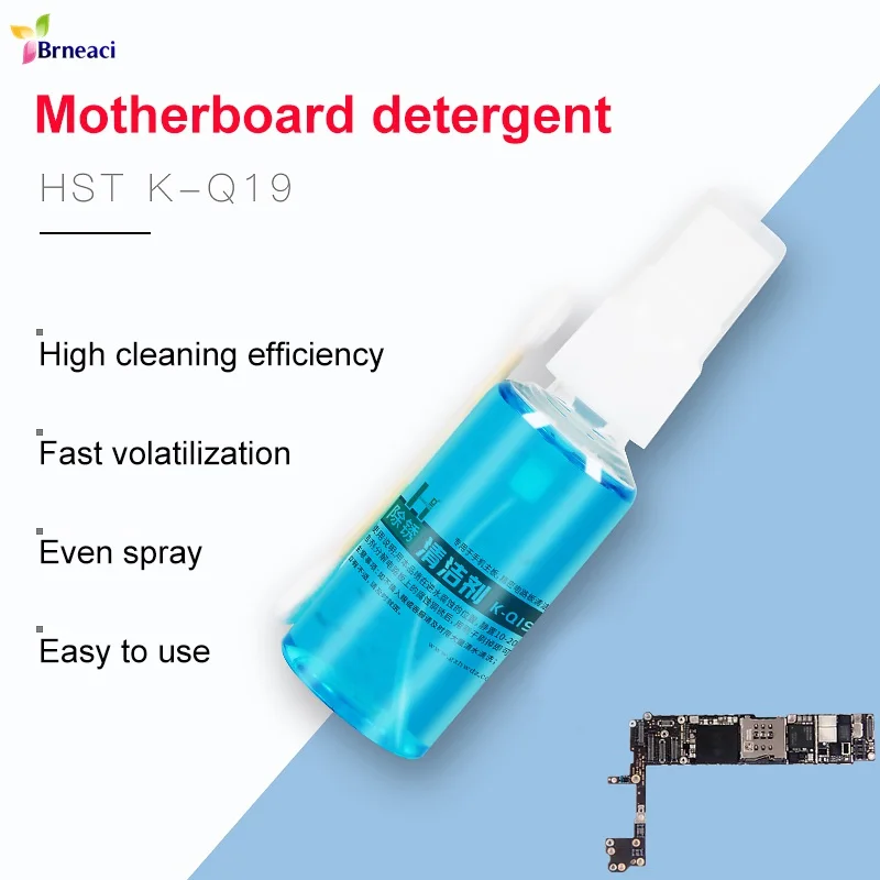 

Kaisi K-Q19 Main Board Detergent Mobile Phone PCB Motherboard Cleaner Precision Circuit Board Clean No Corrosion Repair Tool