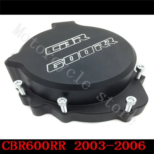 Подходит для Honda CBR600RR CBR600 F5 2003 2004 2005 2006 крышка статора двигателя мотоцикла черная