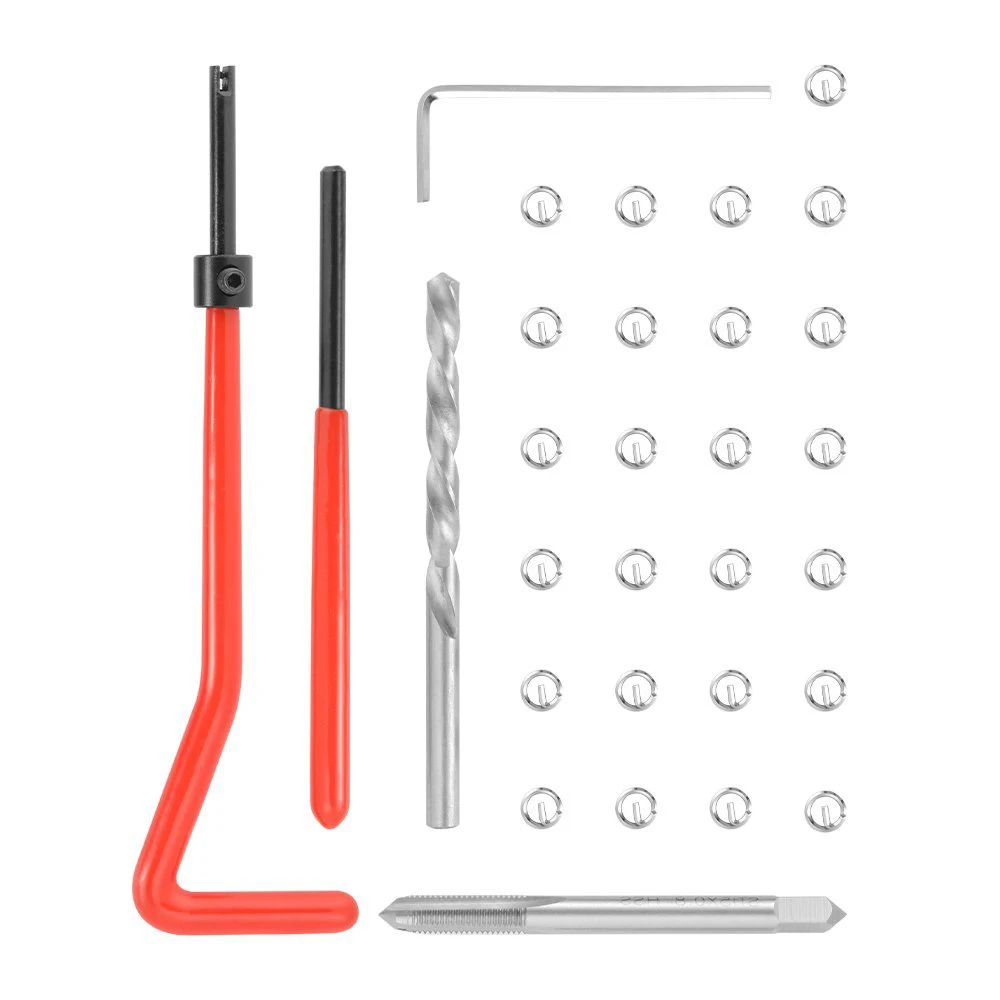 

30pcs/set M5 x 0.8mm HSS Thread Repair Kit Helicoil Type Kit for Helicoil Type AD017