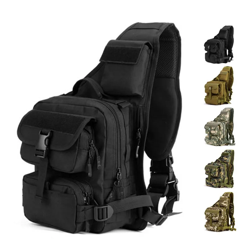 Single Shoulder Army Tactical Backpack Rucksack Military Waterproof Travel Bag  Outdoor Men Women Hiking Camping Hunting Fishing