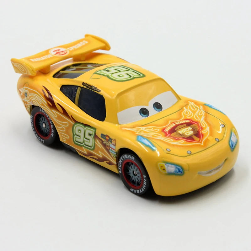 yellow lightning mcqueen
