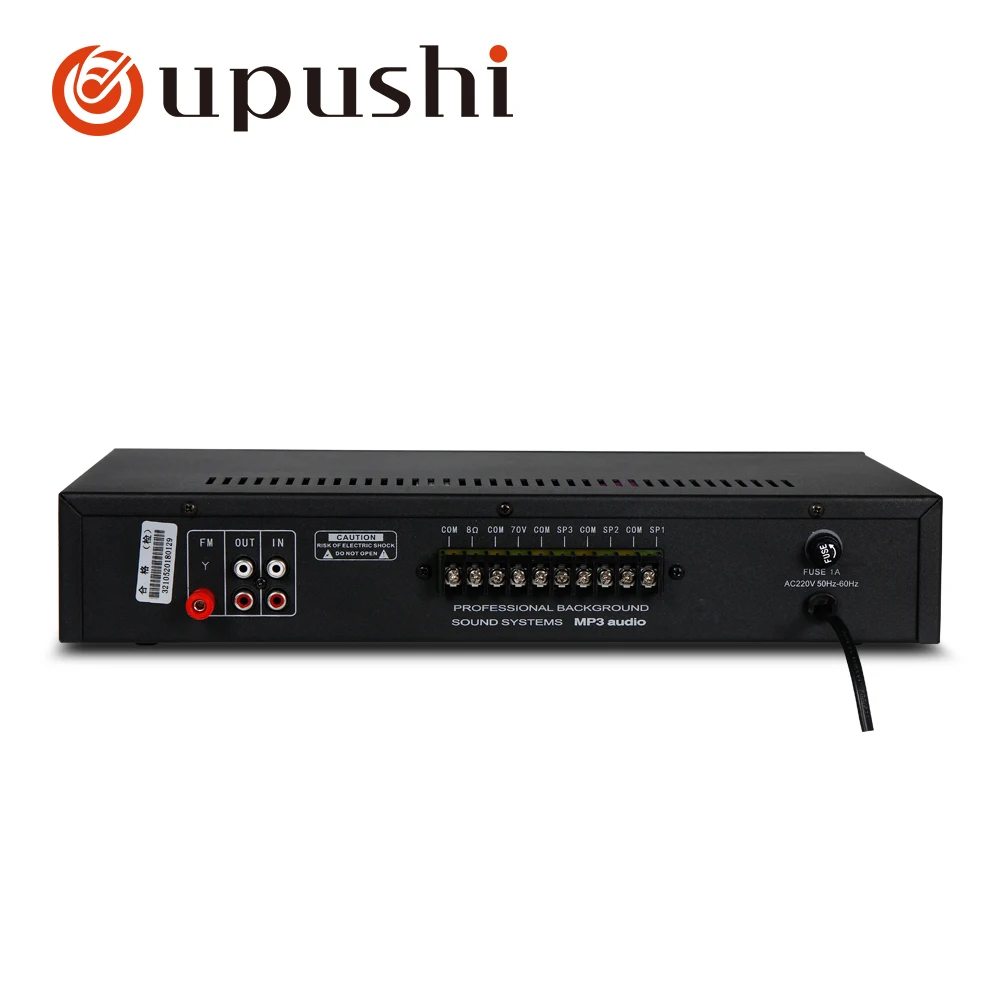 Oupushi PA Bluetooth 3 зоны усилители 80 Вт домашнего использования мини микшер USB усилитель