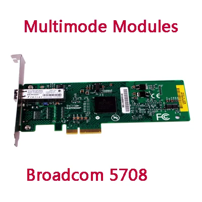 Многомодовый Модули broadcom bcm 5708 10 м/100 м/1000 м Gigabit Волокно NIC рабочего рабочей