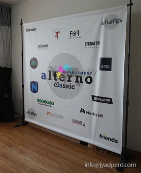 

Custom Portable Media Backdrop Jumbo Banner Display for Tradeshow