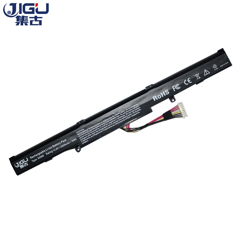 JIGU ноутбука Батарея A41-X550E для Asus X450 X450E X450J X550DP A450 A450C A450V F450 F450J K450J K550D K550E K751L R752L