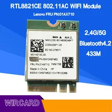 RTL8821CE 802.11AC 1X1 Wi-Fi + BT 4.2 Combo Adapter Card FRU 01AX710 placa de rede sem fio Para laptop