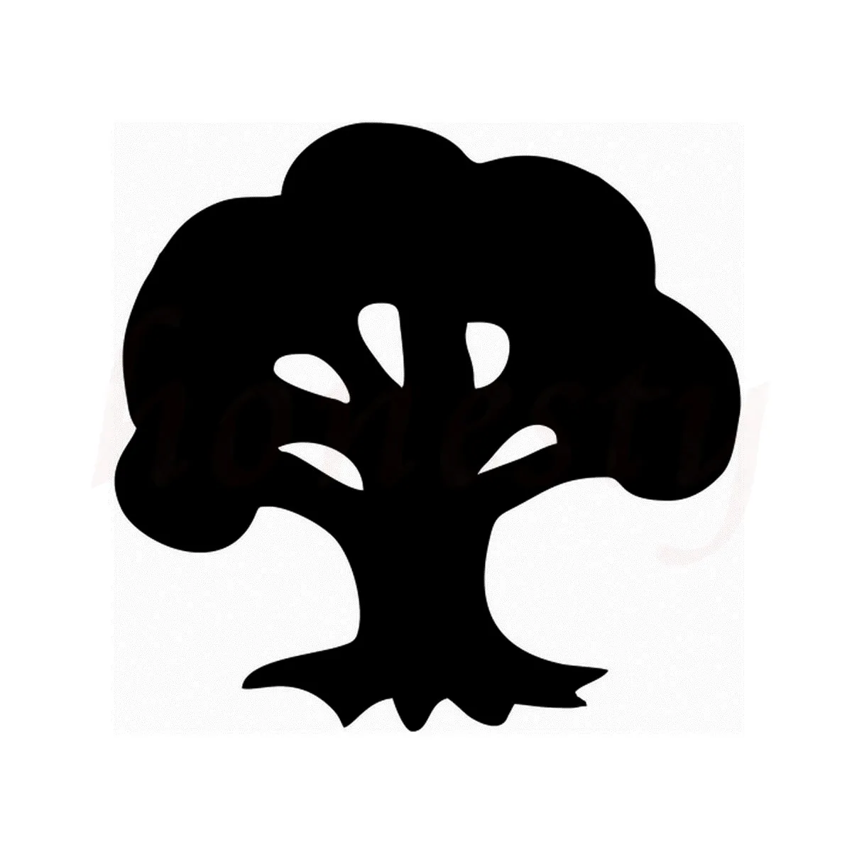Oak Tree Pine Wood Auto JDM Vinyl Decal Die Cut Sticker Graphic Car