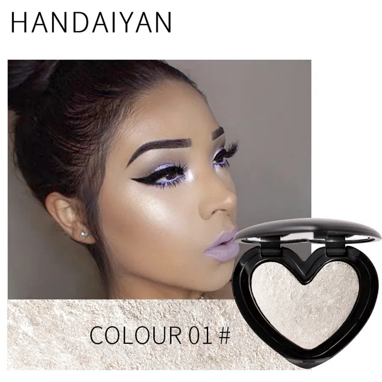 HANDAIYAN Highlighter Facial Bronzers Palette Makeup Facial Concealer Foundation Illuminator Highlight Cosmetics - Цвет: 1