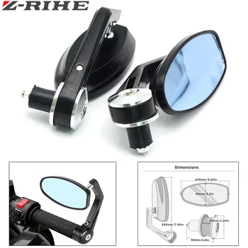 

Universal 7/8"" 22mm handle bar motorcycle bar end mirror Motorcycle Mirror for Kawasaki z800 z750 z250 z1000 er6n er6f YAMAHA