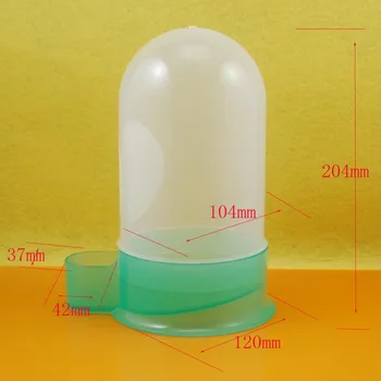 

Free shipping 2pcs/lot high quality 1L PP pigeon water drinker food feeder bird Water fountain