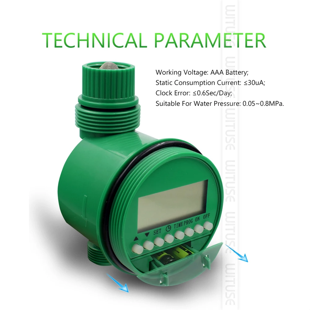 ЖК-дисплей автоматический электронный таймер для воды садовый оросительный Регулятор электромагнитный клапан цифровая интеллектуальная система полива