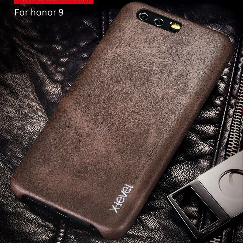 X Level для Huawei P10 P9 Plus/Lite Mate 9 Pro роскошный кожаный чехол телефона Honor 8 Lite V9 Жесткий