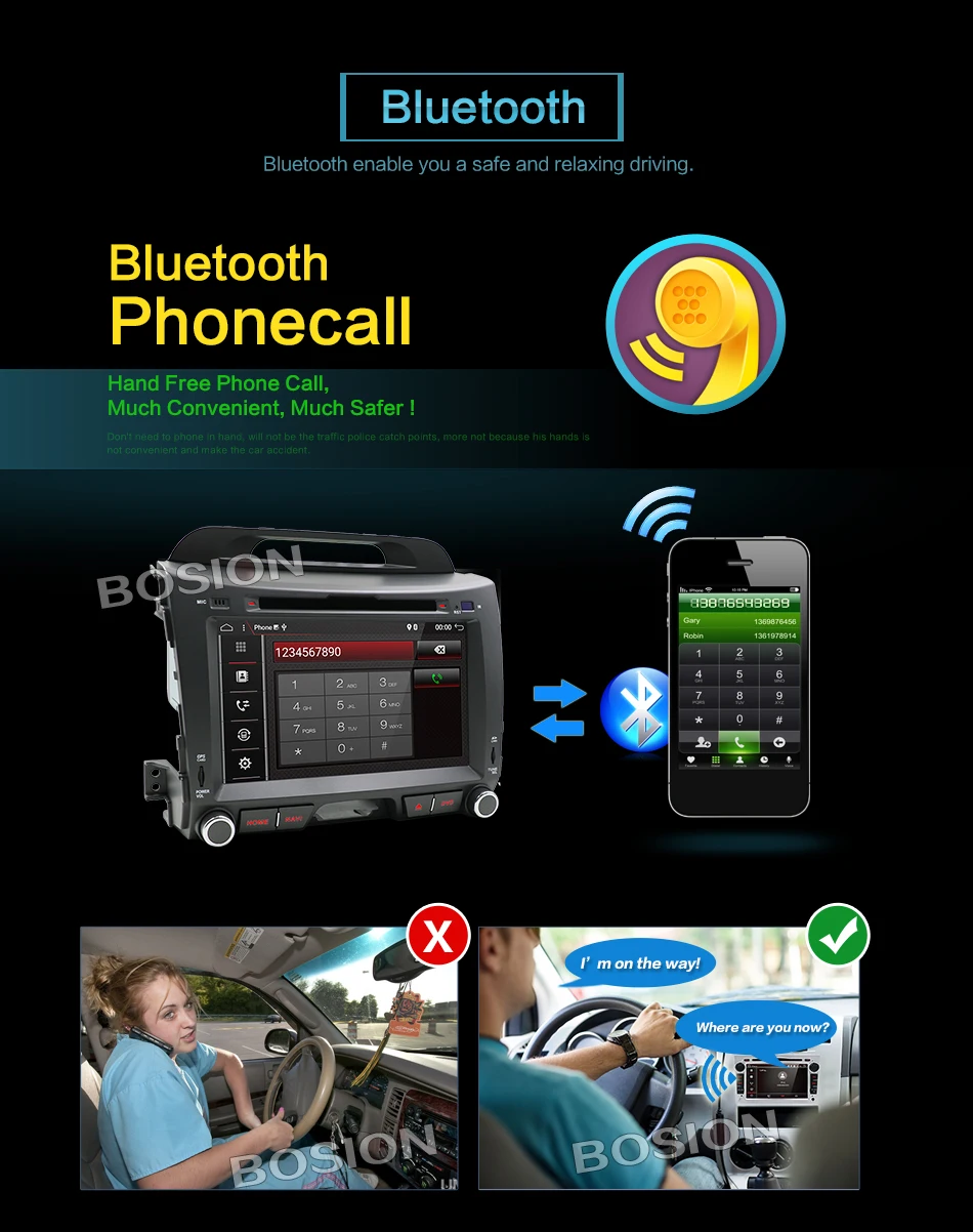 Excellent 2 din car radio gps android 7.1 car dvd for kia sportage R 2014 2011 2013 2015 car multimedia player with wifi bluetooth 14