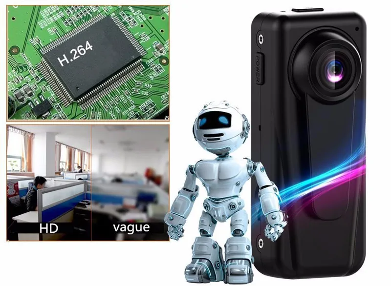 Volemer HD 1080 P полиции мини Камера гвардии Регистраторы DVR тела карман DV видеокамеры