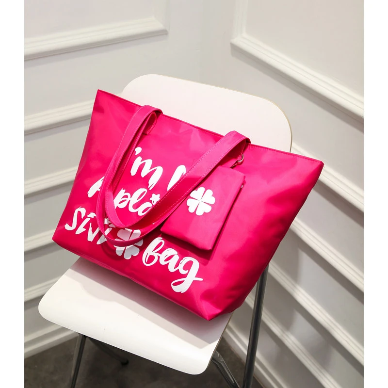 

2019 Fashion Brand Woman Nylon Handbags Crossbody Bags Casual Tote Lady Travel Solid Shoulder Bags Girl Daily Bag Bolsa