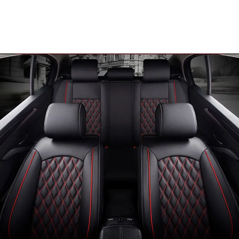  (Front +Rear) Special Leather Car Seat Cover auto seats cushion for Kia k7 kx5 mohave niro optima k