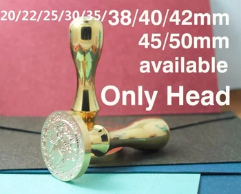 

20/22/25/30/35/38/40/42/45/50mm Customize Wax Stamp Head with Your Logo,DIY Ancient Retro Personalized Wax Seal custom design