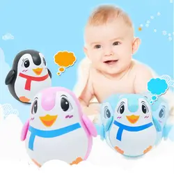 1 шт. подмигивая глазами качая головой с рисунком пингвина стакан игрушки для Дети младенческой детские цветные Пластик веселые игры