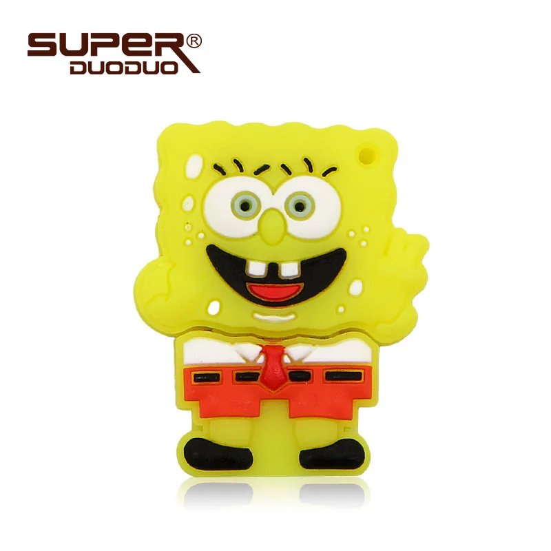 Pendrive 4GB 8GB 16GB 32GB 64GB USB Flash Drive Cute Spongebob Patrick together U disk lovely creative Cartoon pen drive Pendrive 4GB 8GB 16GB 32GB 64GB USB Flash Drive Cute Spongebob Patrick together U disk lovely creative Cartoon pen drive