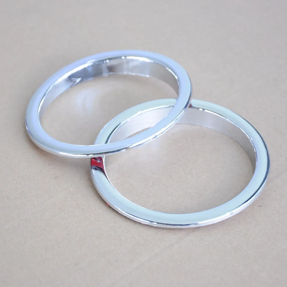 Chrome Front Turn Signal Light Covers Ring Trim For Jeep Wrangler Jk