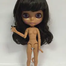 Черные волосы совместных тела обнаженной куклы, куклы Черный завод куклы, кукла подходит для DIY Изменить BJD игрушка для Обувь для девочек