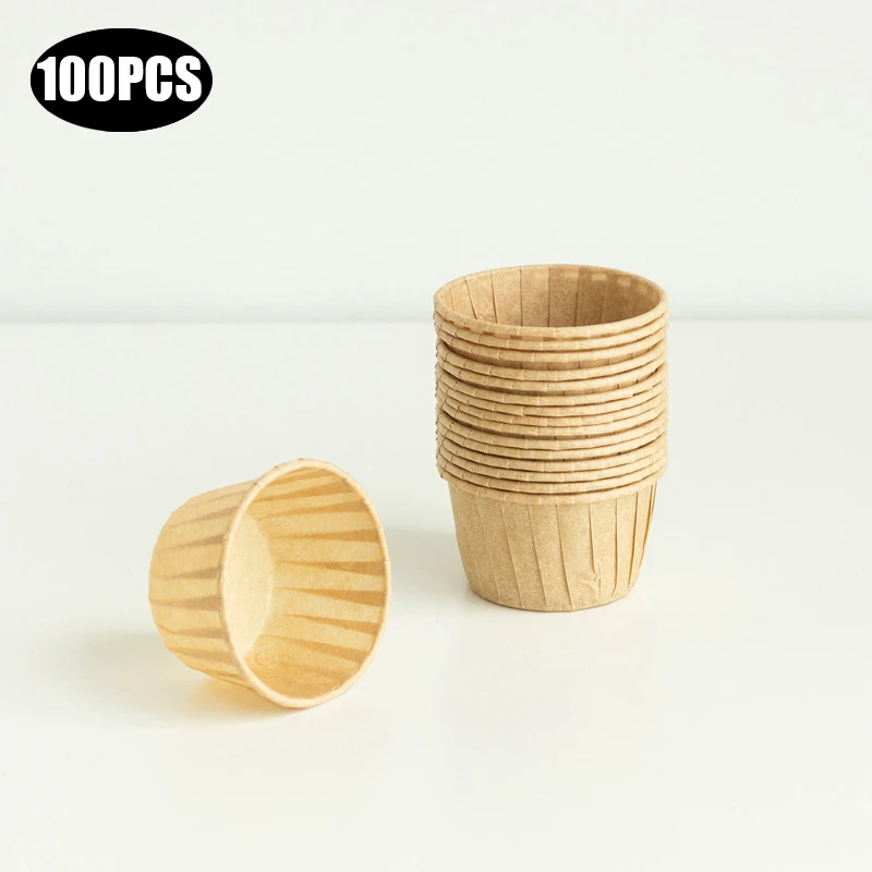 

100 PCS cupcake baking paper cups ramadan gift accessories muffins pastry cups wedding party decoration kitchen cake tools