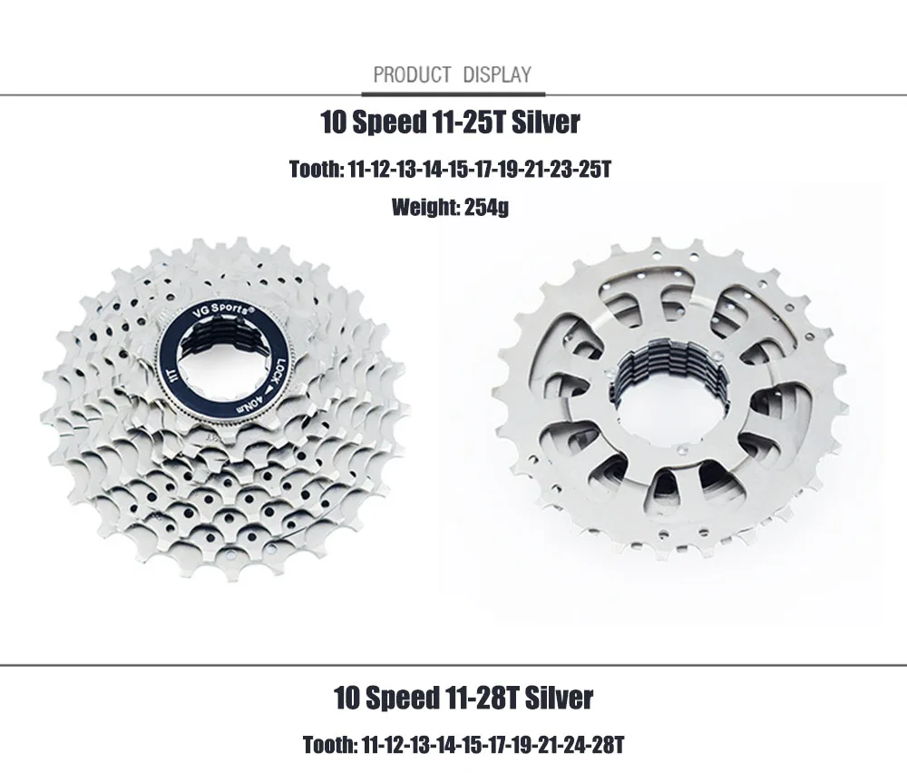 MTB велосипед кассета Звездочка велосипед маховик 10 скоростей 11-25 T/28 T/32 T Fixie cdg для Shimano Sram 10 V VG Sport