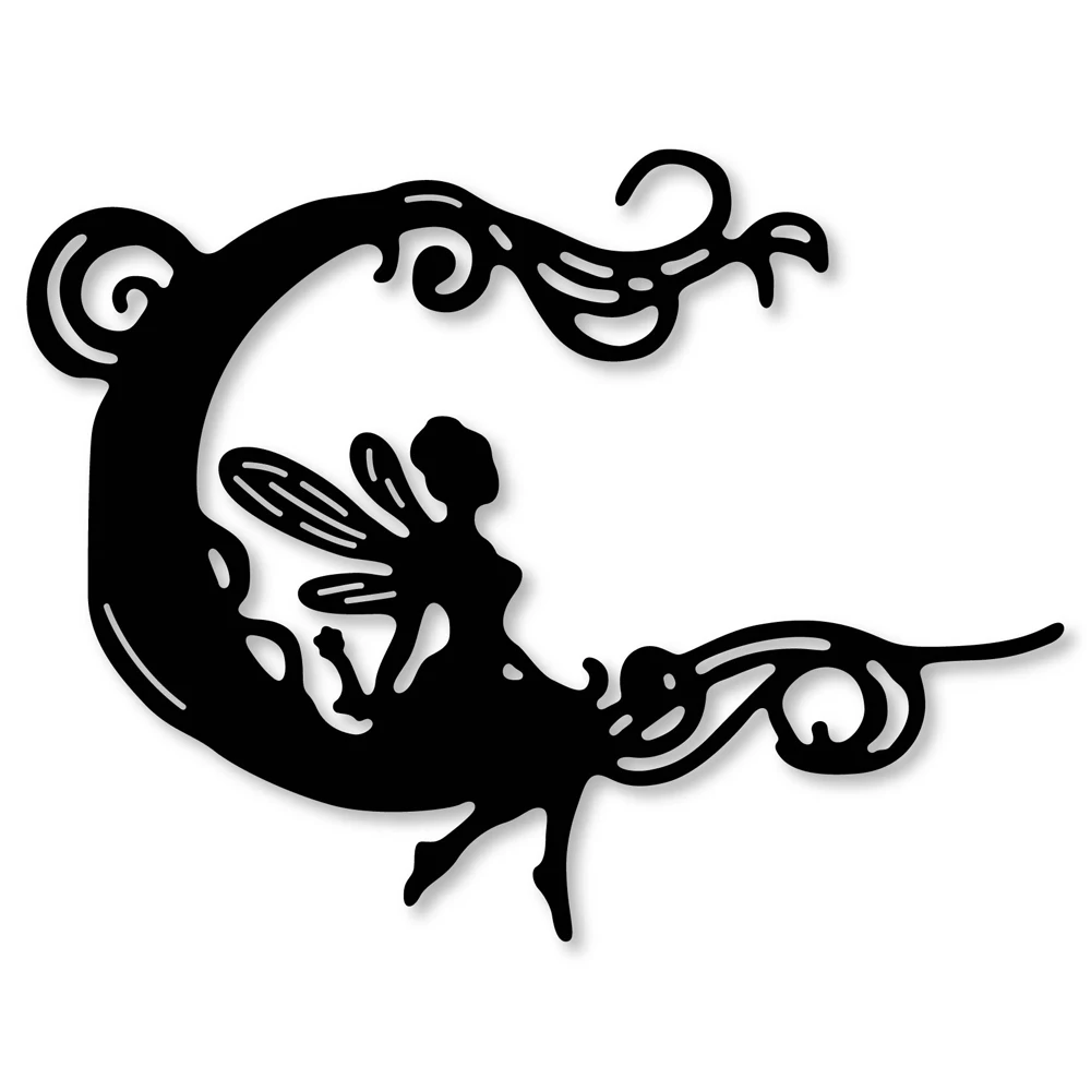 

Estel Moon Fairy Etched Metal Steel Cutting Dies For DIY Scrapbooking Decorative Embossing Handcraft Die Cuts Template